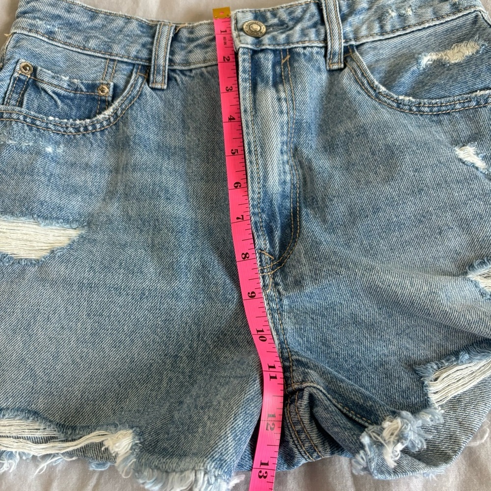Stradivarius Mom Fit Denim Shorts - size 4 - Picture 9 of 9